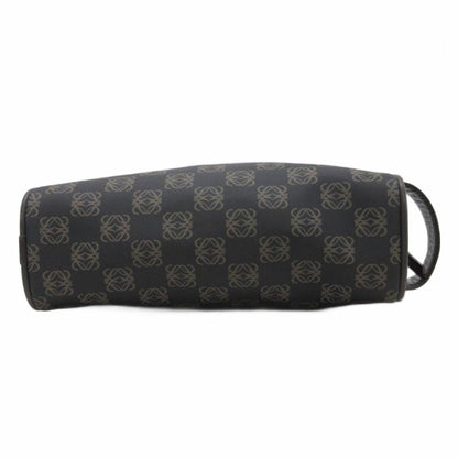 Loewe Anagram Clutch All Over Pattern Dark Gray — view 4