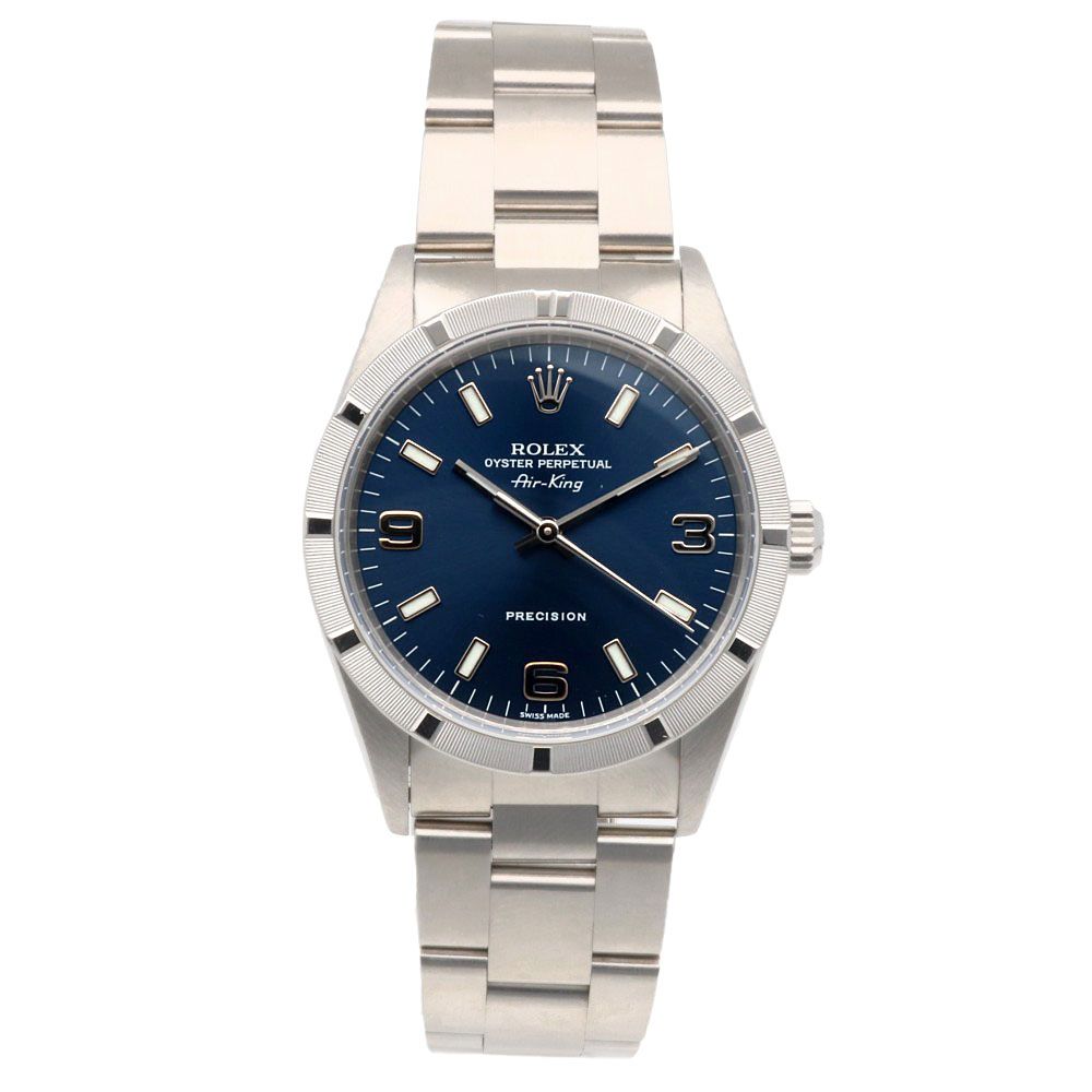 Rolex Air King Oistar Perpetual Watch Clock Stainless Steel Automatic — view 8
