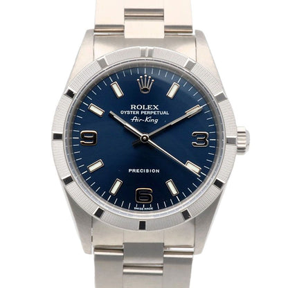 Rolex Air King Oistar Perpetual Watch Clock Stainless Steel Automatic
