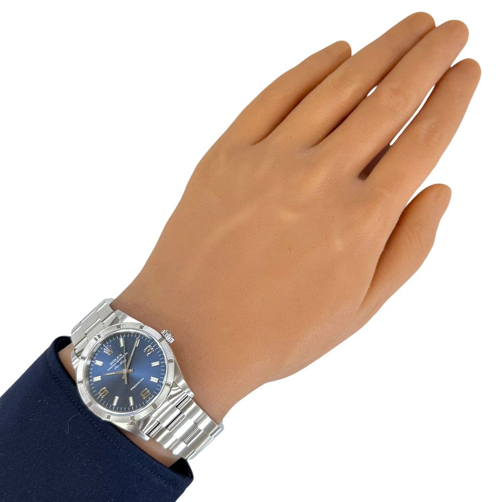 Rolex Air King Oistar Perpetual Watch Clock Stainless Steel Automatic — view 2