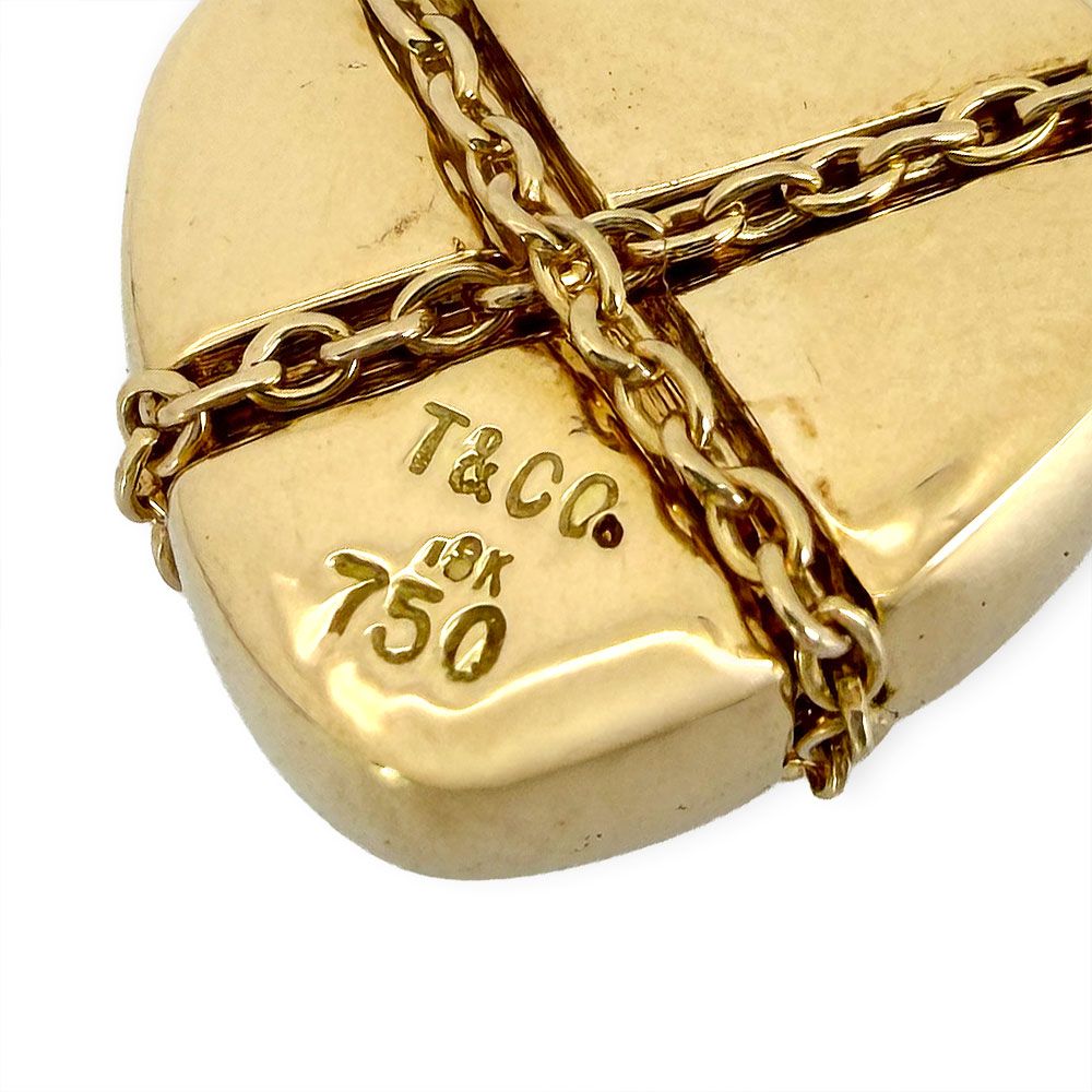 Tiffany & Co Chain Cross Heart Necklace — view 4
