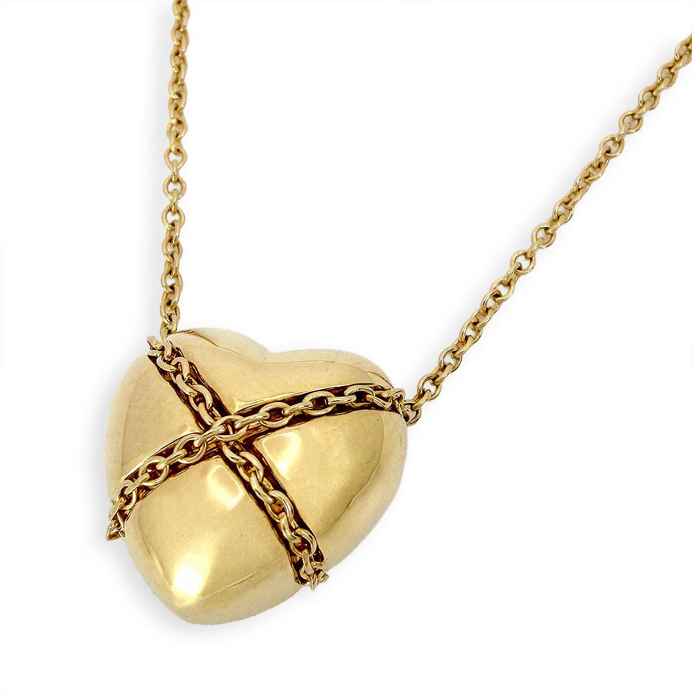 Tiffany & Co Chain Cross Heart Necklace
