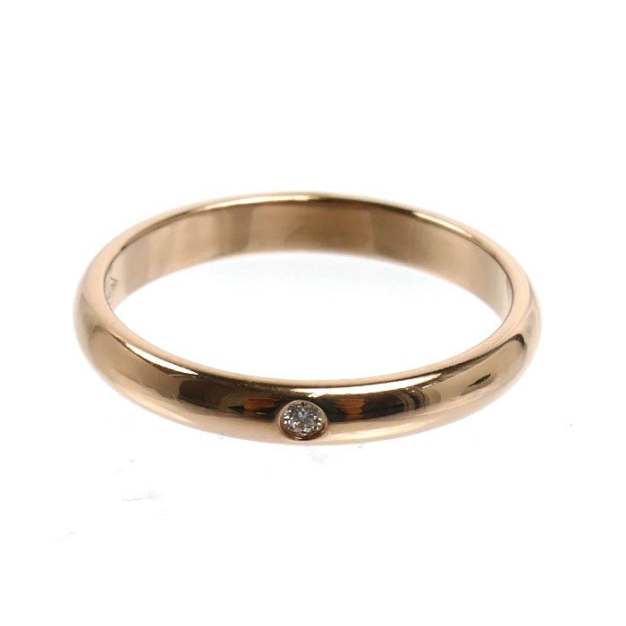 Cartier 18K Pink Gold Classic Ring Diamond 49 Vintage — view 3