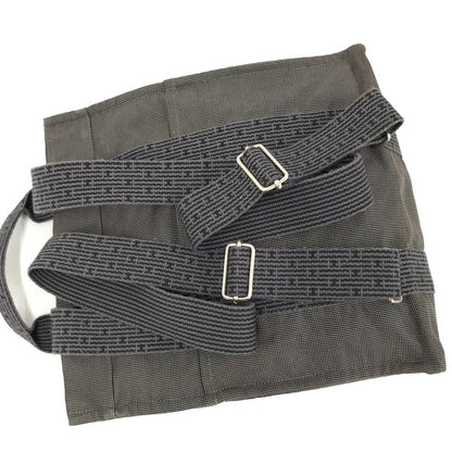 Hermes Herline a Dos MM Backpack Nylon Canvas Gray — view 6