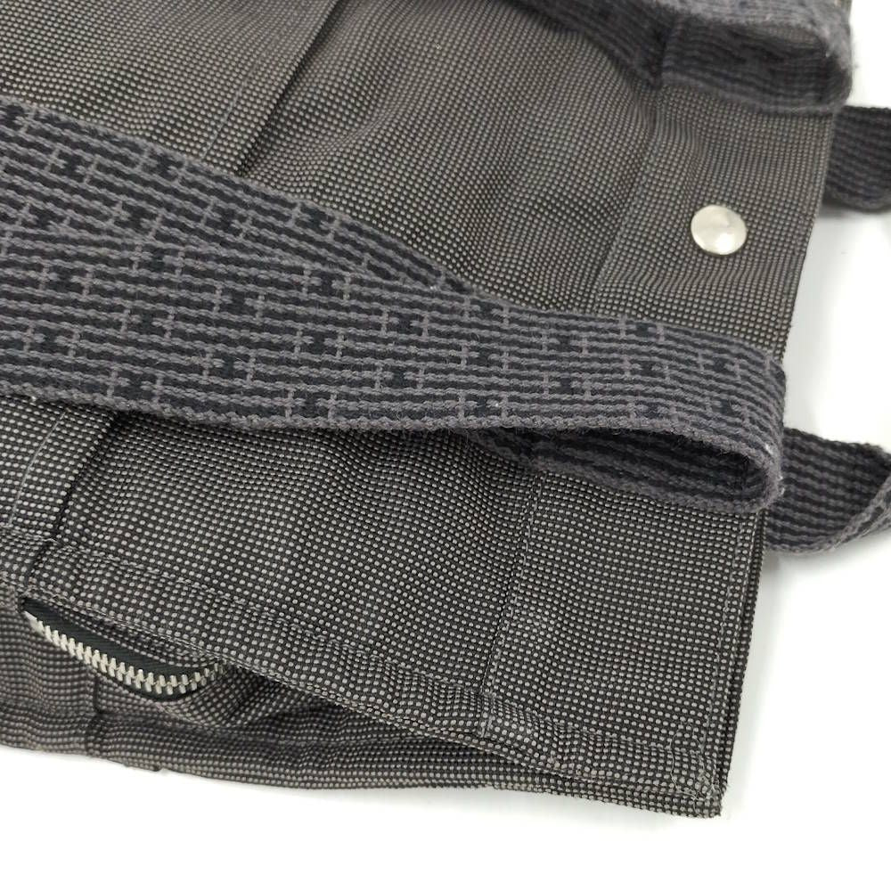 Hermes Herline a Dos MM Backpack Nylon Canvas Gray — view 5