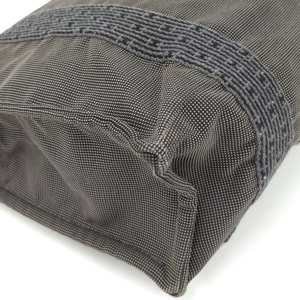 Hermes Herline a Dos MM Backpack Nylon Canvas Gray — view 4