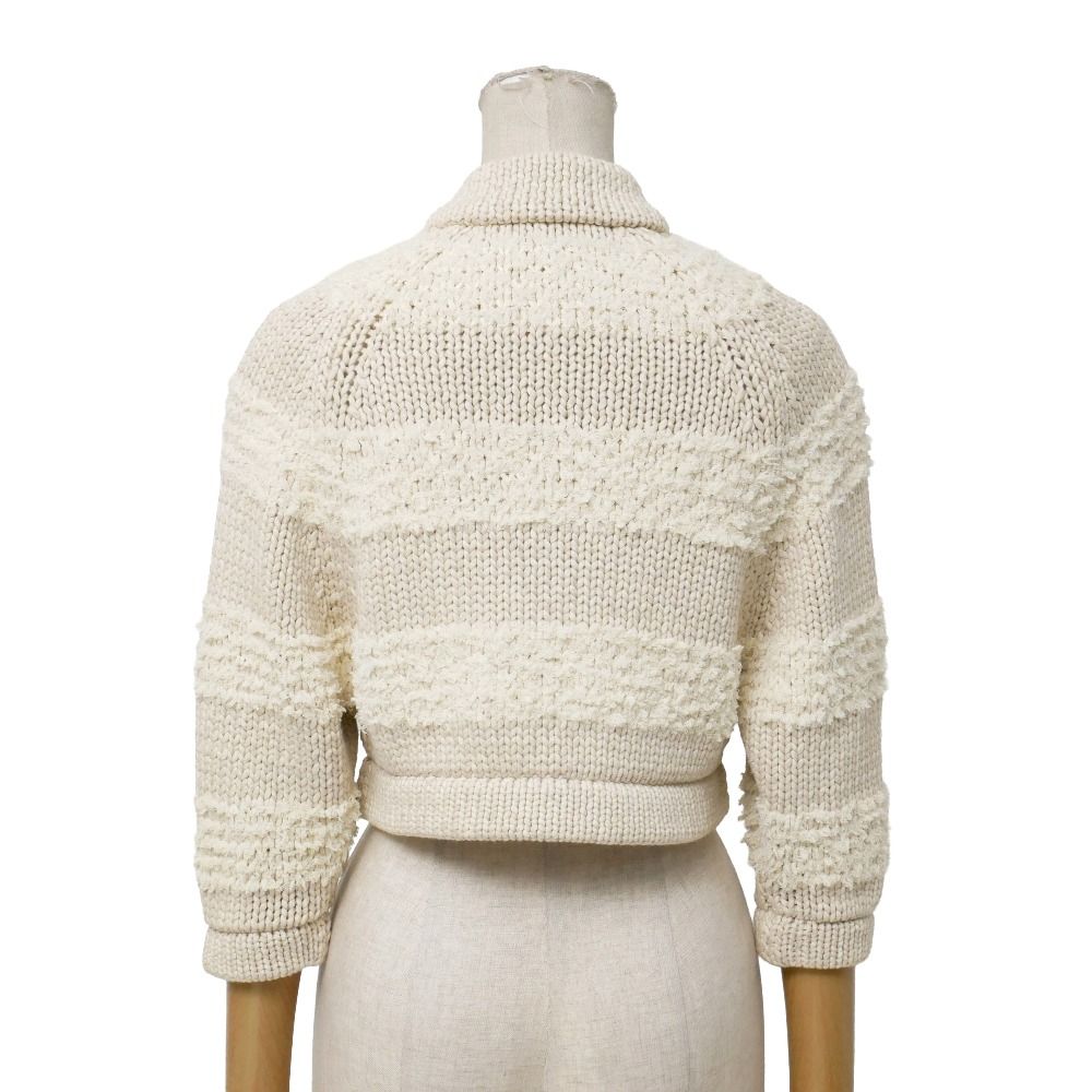 Brunello Cucinelli Knit S Zip Up Jacket Low Gauge — view 3