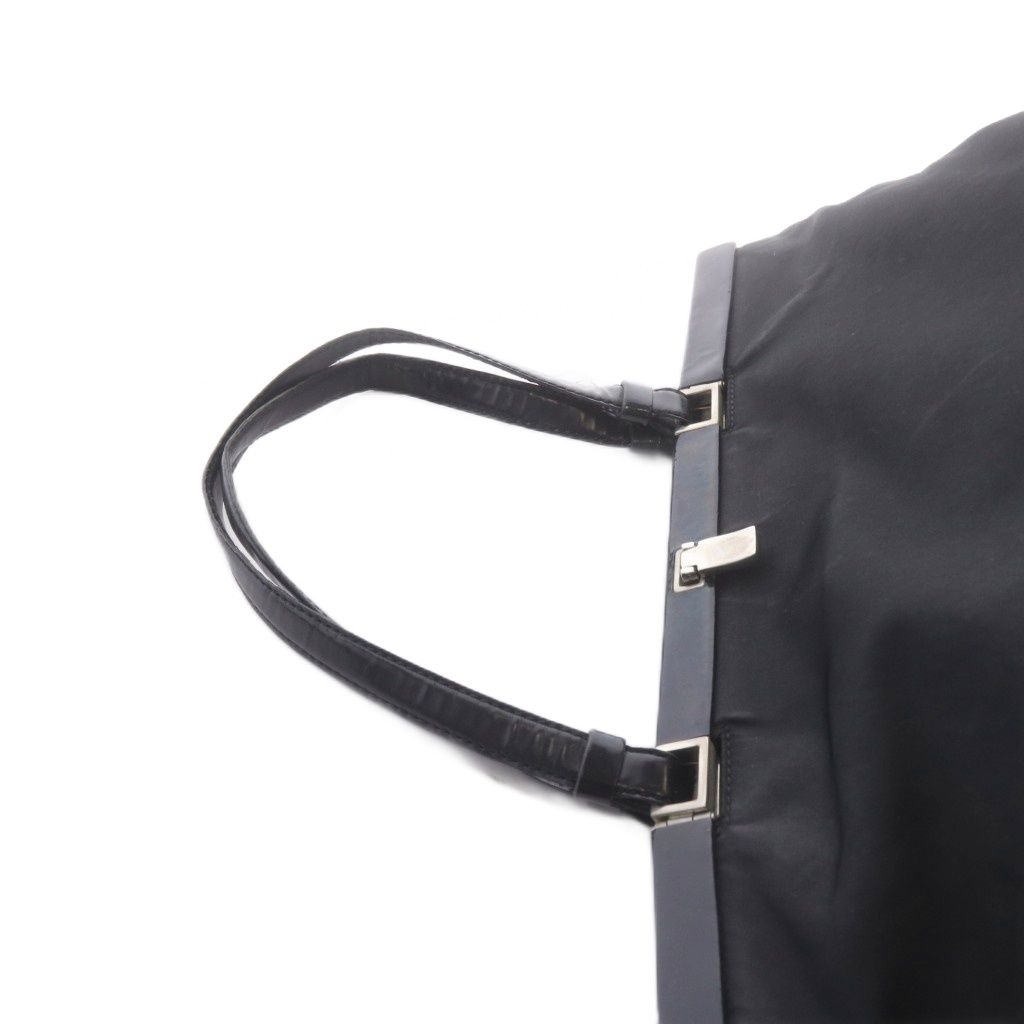 Prada Vintage Tessuto Tote Bag Nylon Black — view 7