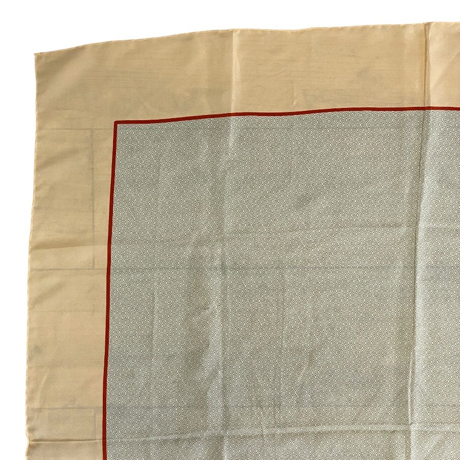 Chanel Scarf Shawl Camellia Silk Beige — view 2