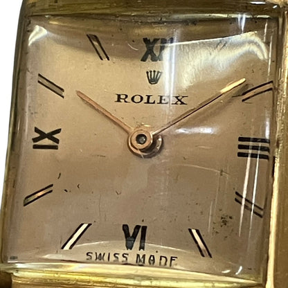 Rolex Precision Watch 18K Linen Hand Wound Gold Dial — view 4
