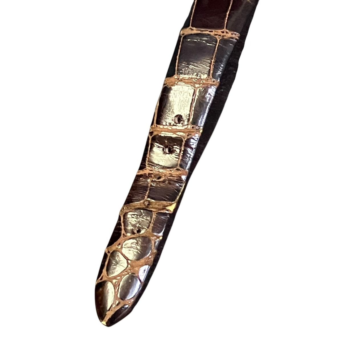 Rolex Cellini 18K Leather Hand Wound Gold Dial — view 7