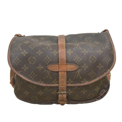 Louis Vuitton Saumur 30 Monogram Shoulder Bag Canvas — view 2
