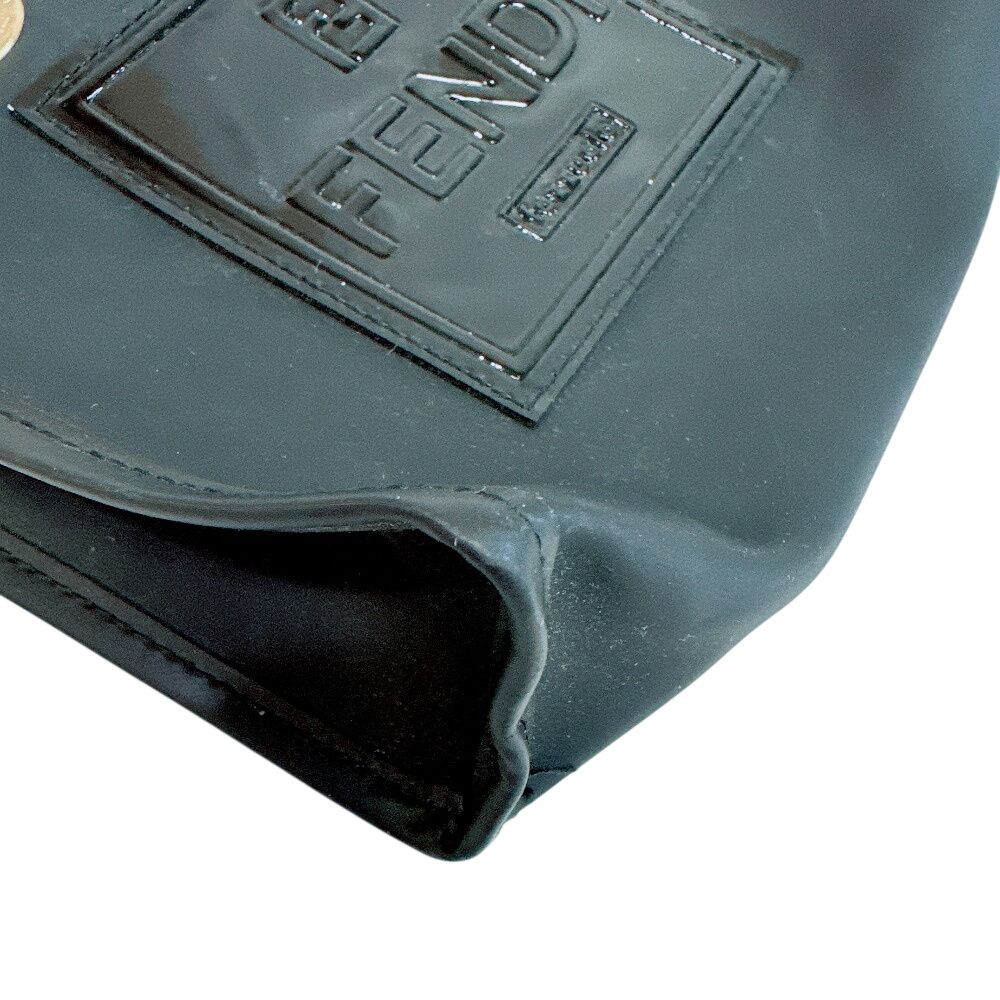 Fendi Pouch Mini Logo FF Handbag — view 3