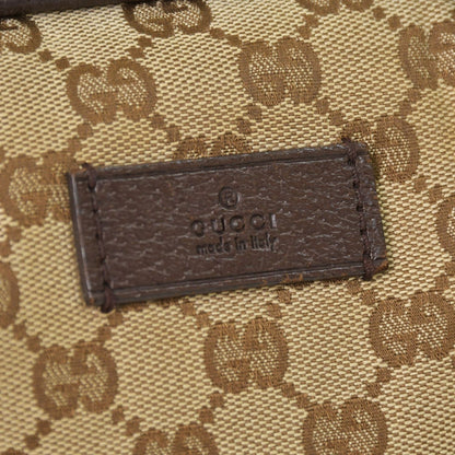 Gucci GG Canvas Boston Bag Sherry Line Brown Beige — view 4