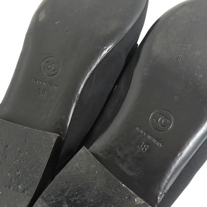Chanel Rhinestone Mules Black — view 8