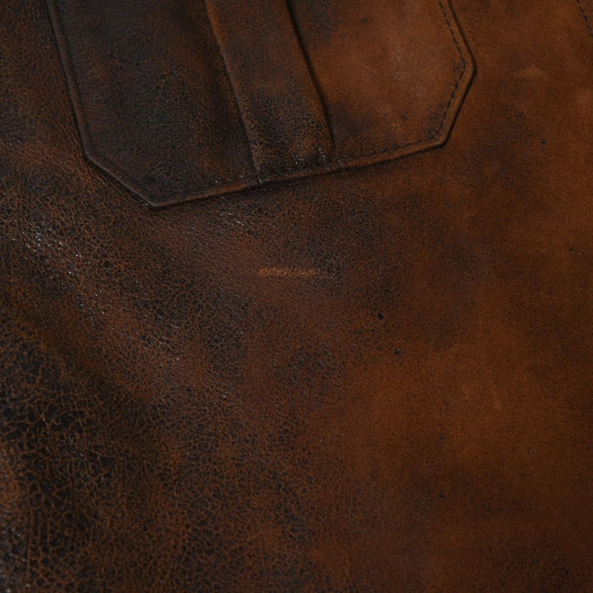 Miu Miu Waxed Suede Leather Jacket Cognac Brown — view 6