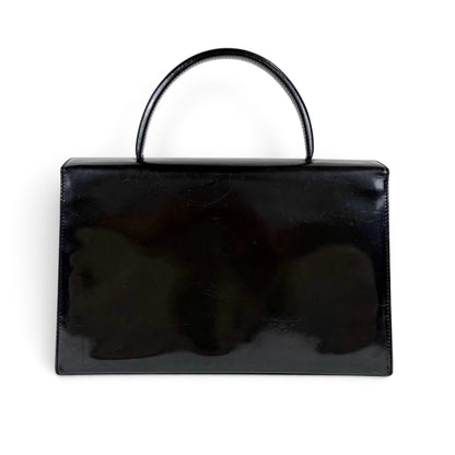 Loewe Anagram Top Handle Bag Logo Handbag Black — view 2