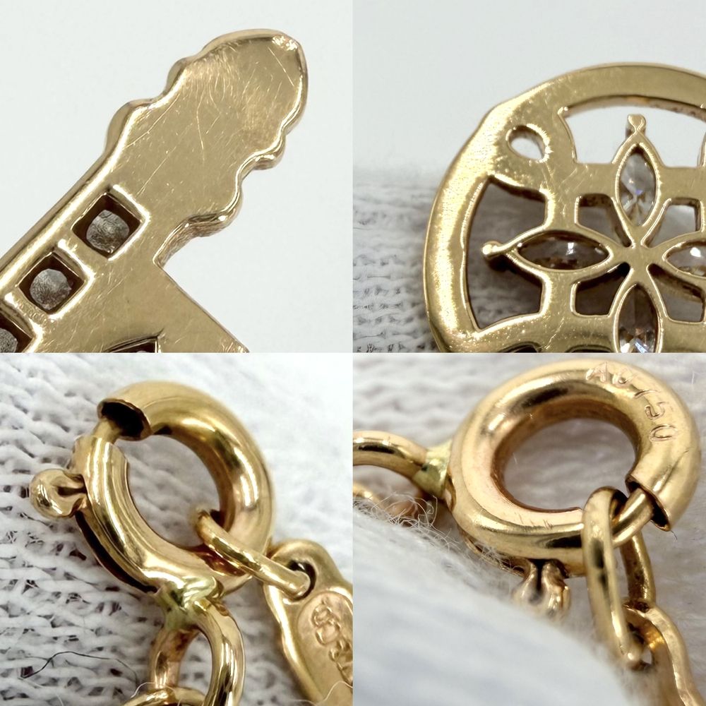 Tiffany & Co Necklace Victoria Key Accessory 18K Yellow Gold Diamond Vintage — view 7
