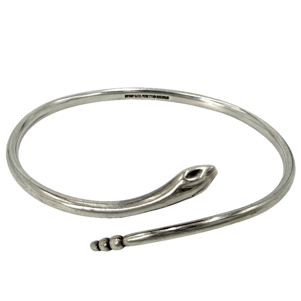 Tiffany & Co Bangle Snake Accessory Bracelet 925 Sterling Silver Vintage