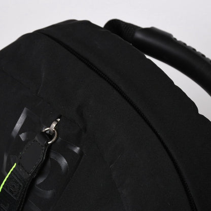 Chanel Sports Line Backpack Black Lime Green Nylon Leather — view 5