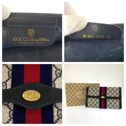 Gucci Vintage Sherry Line GG Supreme Canvas 41 014 25 Clutch — view 3