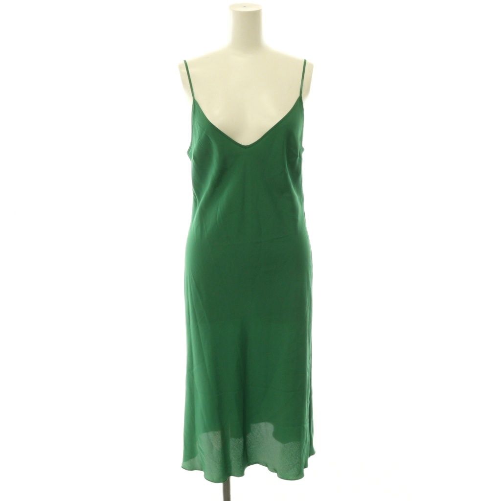 Max Mara Dress Dot Pattern Polka Dot Ribbon White Tag Sleeveless Silk — view 4
