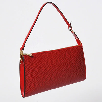 Louis Vuitton Pochette Accessoires Epi Leather Castilian Red Gold — view 3