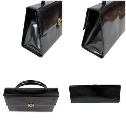 Loewe Anagram Top Handle Bag Logo Handbag Black — view 4