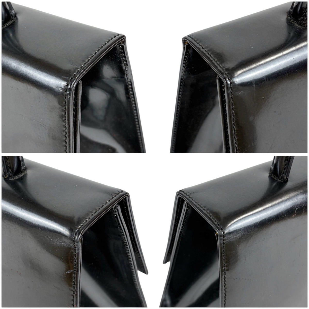 Loewe Anagram Top Handle Bag Logo Handbag Black — view 5