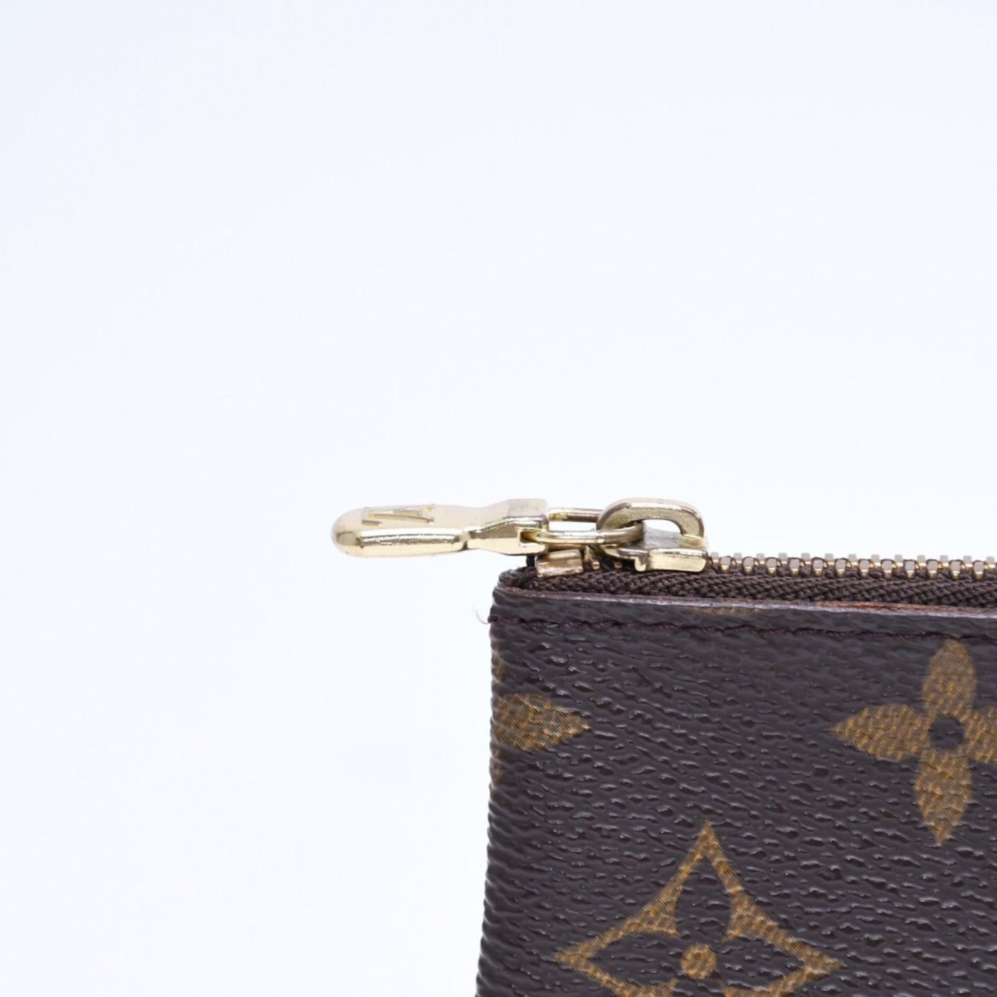 Louis Vuitton Pochette Cles Coin Purse Monogram Brown — view 7