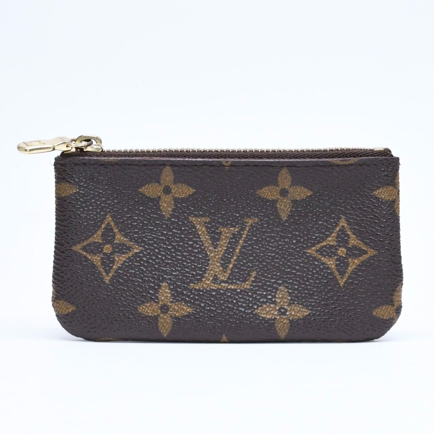 Louis Vuitton Pochette Cles Coin Purse Monogram Brown