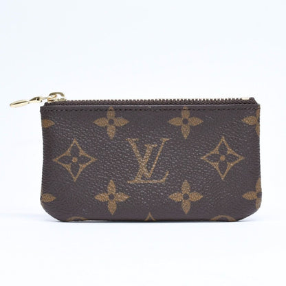 Louis Vuitton Pochette Cles Coin Purse Monogram Brown