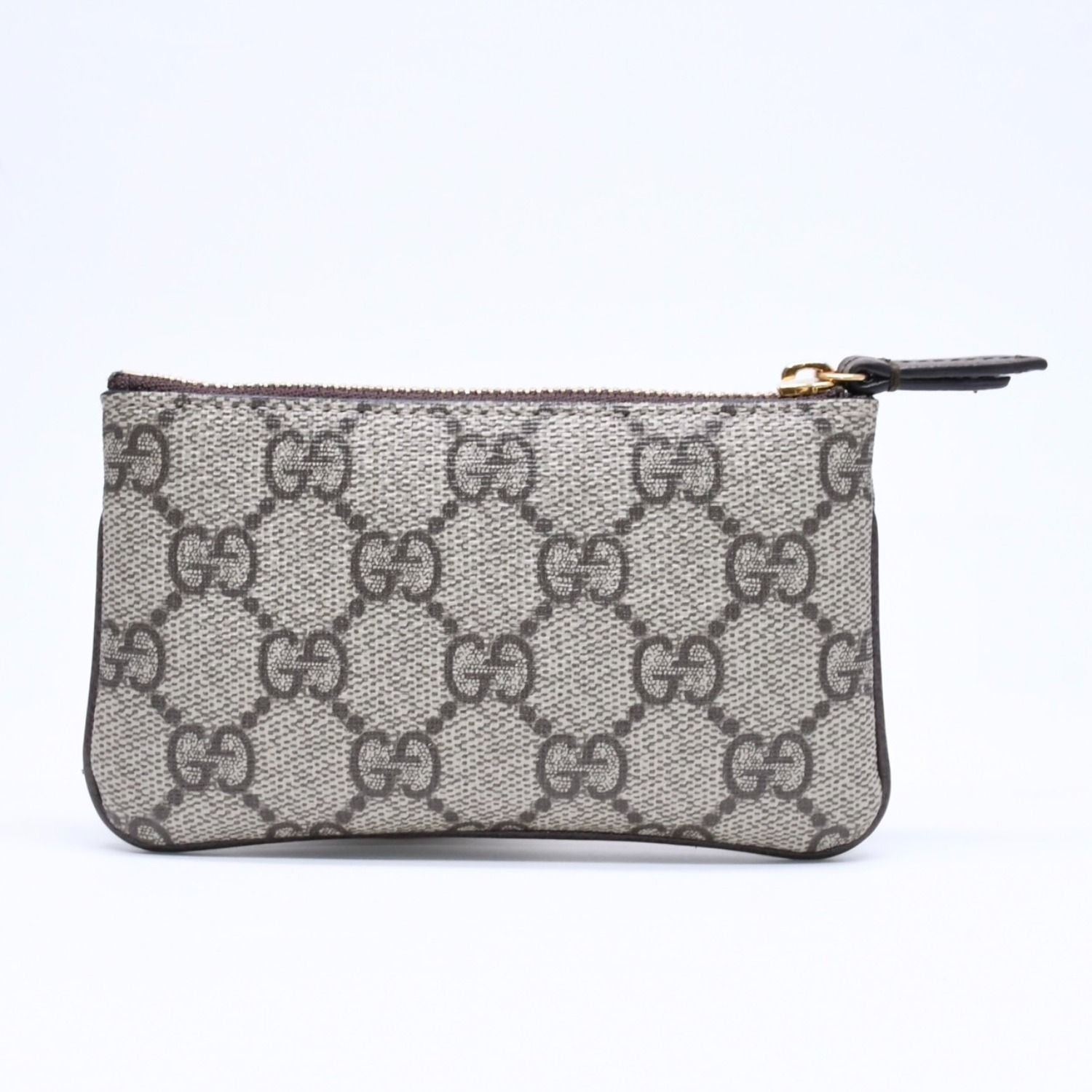 Gucci Coin Purse Case GG Pattern Canvas Gold — view 2