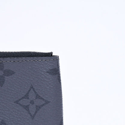Louis Vuitton Monogram Eclipse Pochette Cles Coin Purse Black Gray — view 5