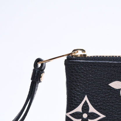 Louis Vuitton Coin Purse Monogram Empreinte Noir Pochette Cles Black Beige — view 7