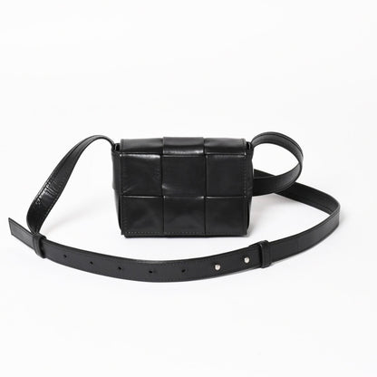 Bottega Veneta Cassette Candy Mini Shoulder Bag Black Leather — view 2