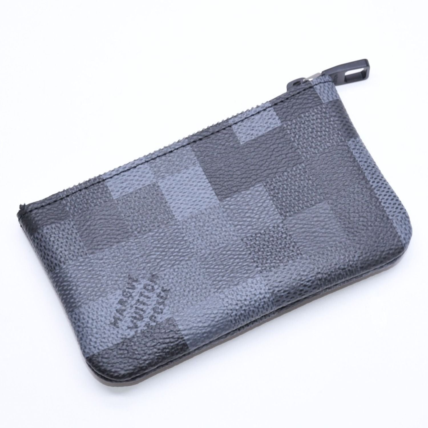 Louis Vuitton Coin Purse Damoflage Canvas Pochette Cles Black Gray — view 4