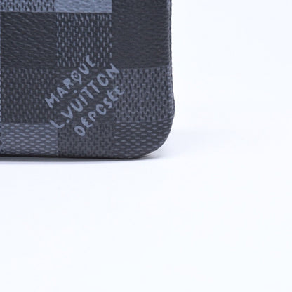Louis Vuitton Coin Purse Damoflage Canvas Pochette Cles Black Gray — view 6