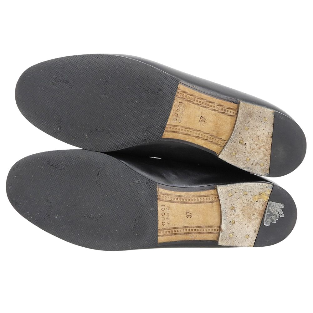 Gucci Horsebit Jordaan Loafers Shoes Leather Black — view 2