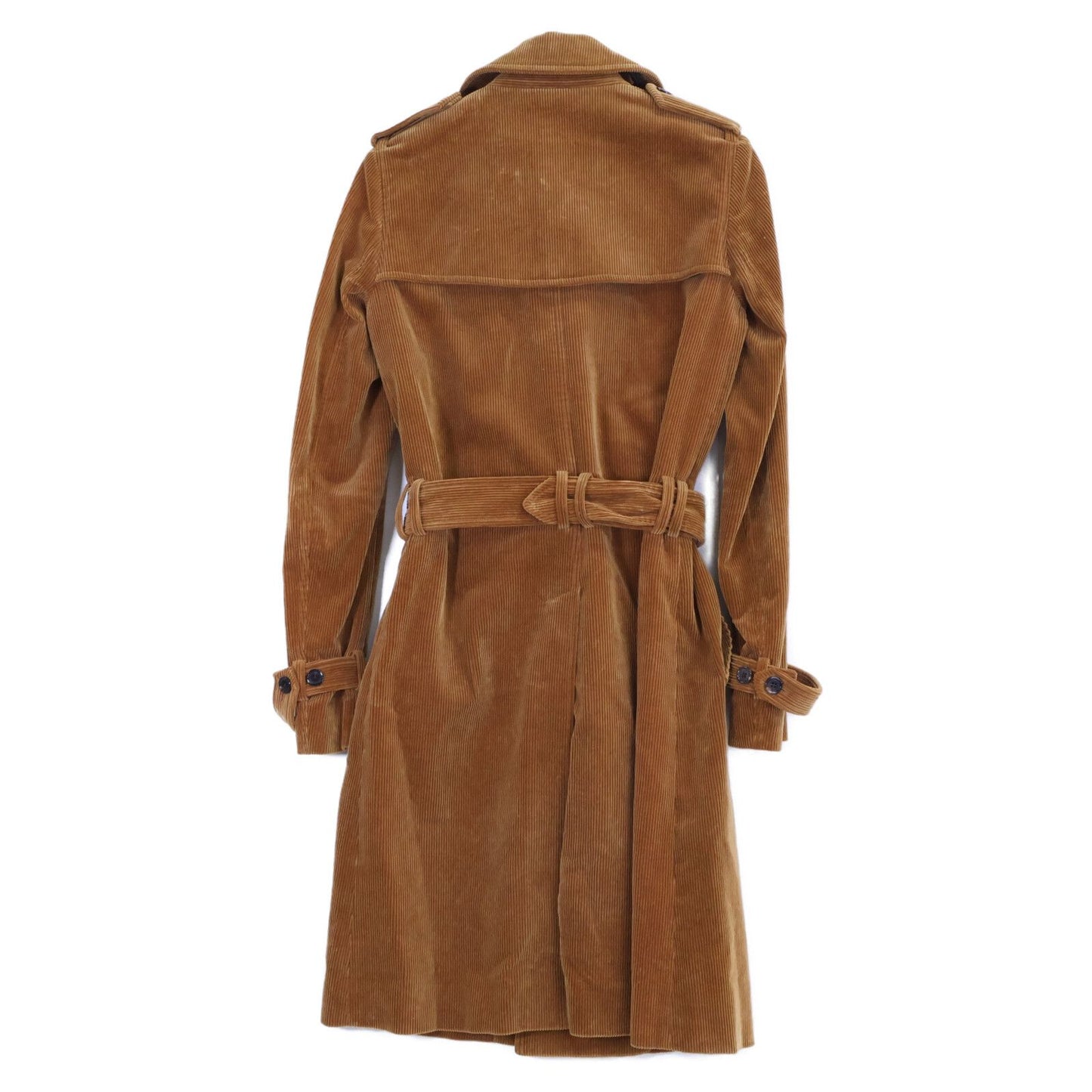 Saint Laurent Paris Corduroy Trench 34 Coat — view 2
