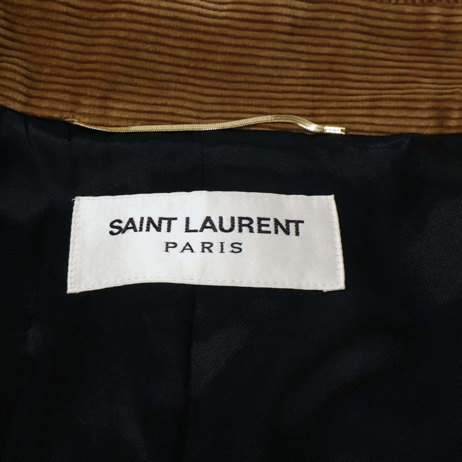 Saint Laurent Paris Corduroy Trench 34 Coat — view 4