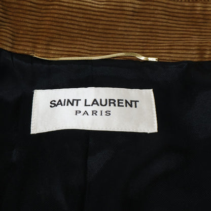Saint Laurent Paris Corduroy Trench 34 Coat — view 4
