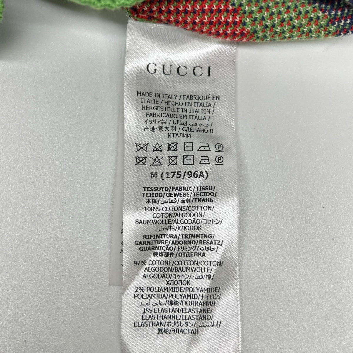 Gucci Green Argyle Knit Vest — view 4