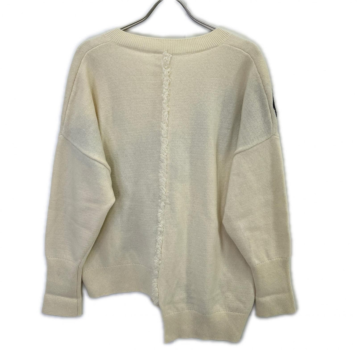 Loewe Ivory Herbarium Agram Neck Deformed Knit XS Sweater — view 2