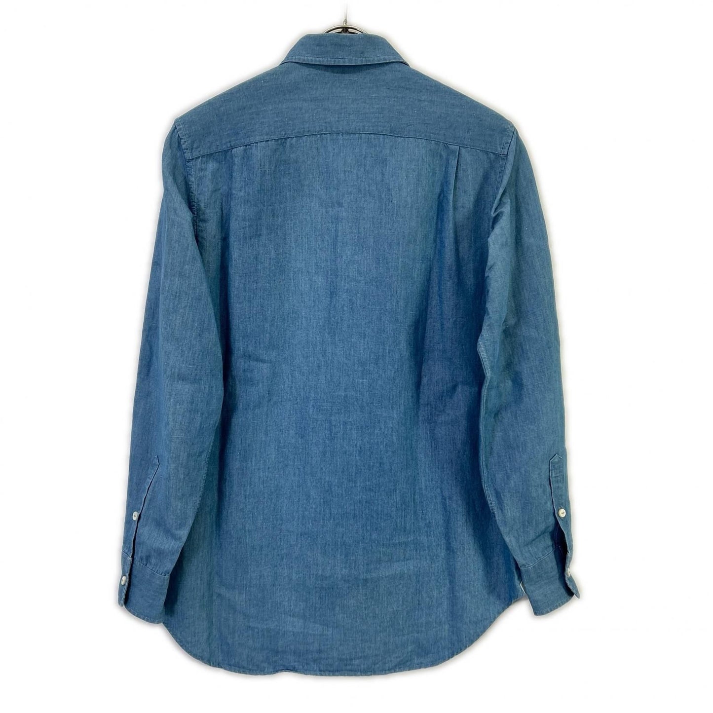 Loro Piana Light Blue Cotton Linen Shirt — view 2