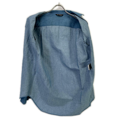Loro Piana Light Blue Cotton Linen Shirt — view 3