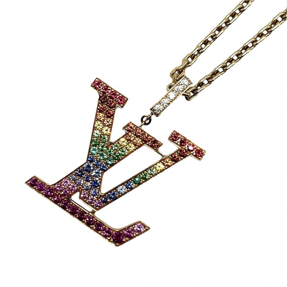 Louis Vuitton Pendant Pendentif LV XL with Adjustable Star