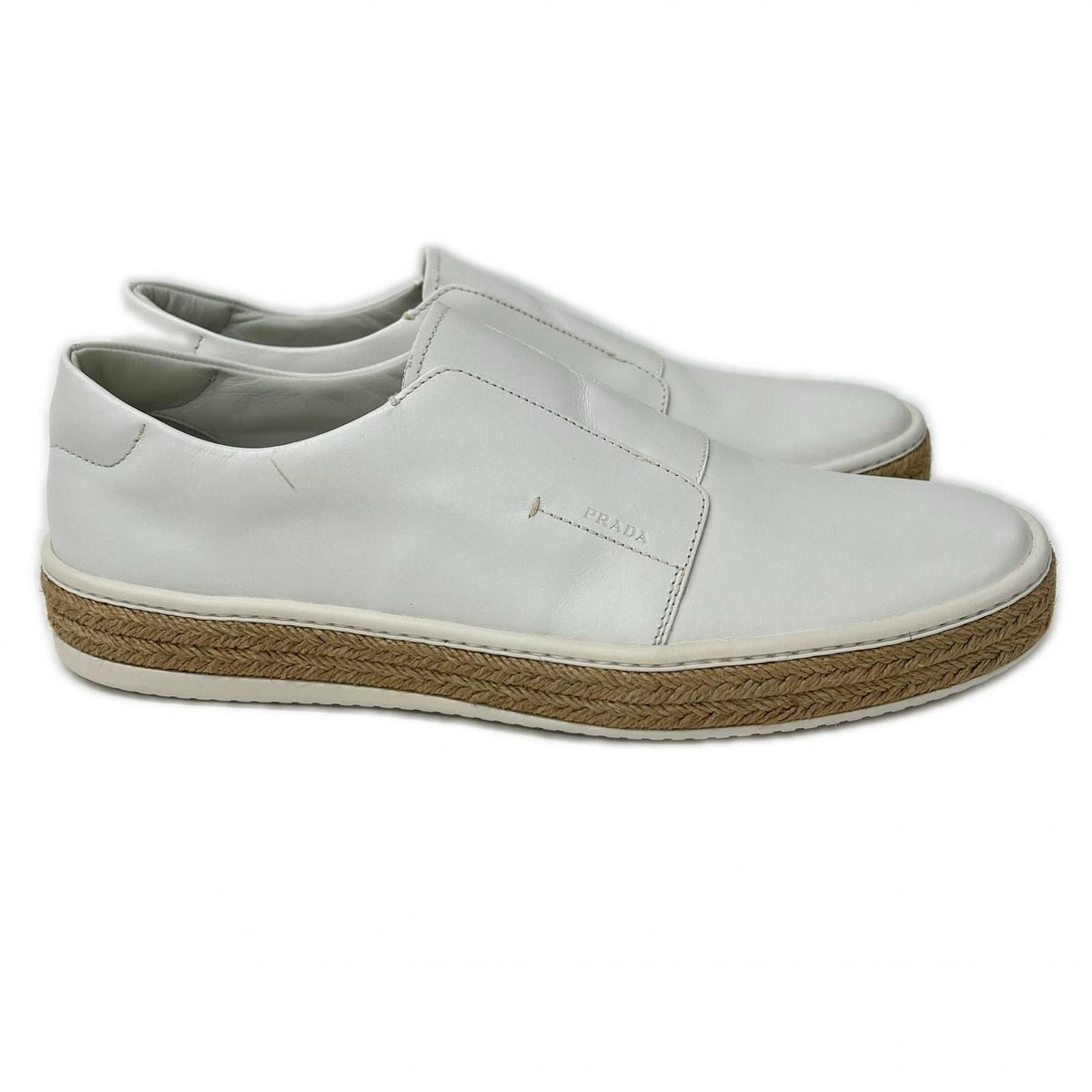 Prada Leather Espadrilles Sole Slip — view 4