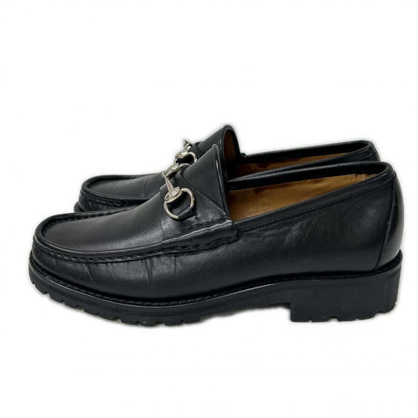 Gucci Horsebit Leather Loafers — view 2