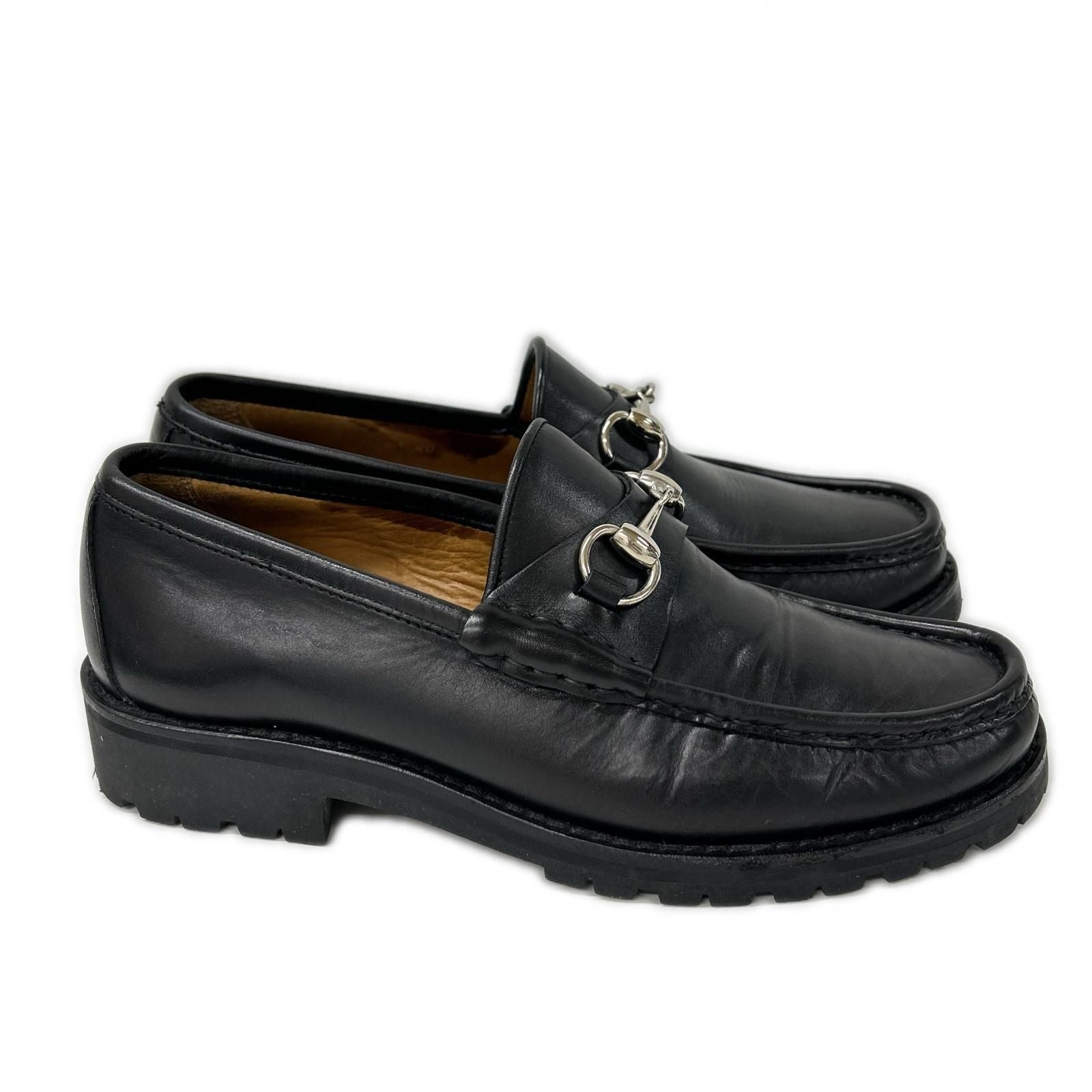 Gucci Horsebit Leather Loafers — view 4
